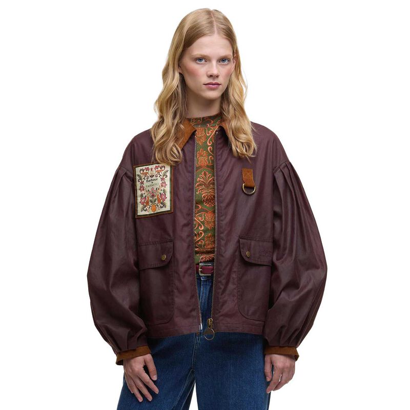 Barbour X FARM Rio Thais Wax Jacket image number 0